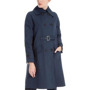 Max Studio Womens Roxanne Midi Trench Coat